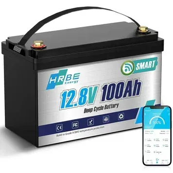 Аккумулятор HRBE Energy LiFePO4 12V/100AH (1280W*h) 332mm Bluetooth