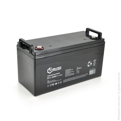 Аккумуляторная батарея EUROPOWER AGM EP12-100M8