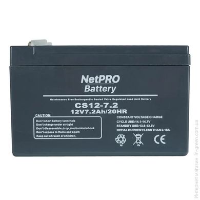 Акумулятор NetPRO CS 12-7,2 NEW