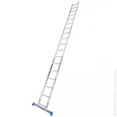 Алюминиевая односекционная лестница 18 ступеней UNOMAX VIRASTAR