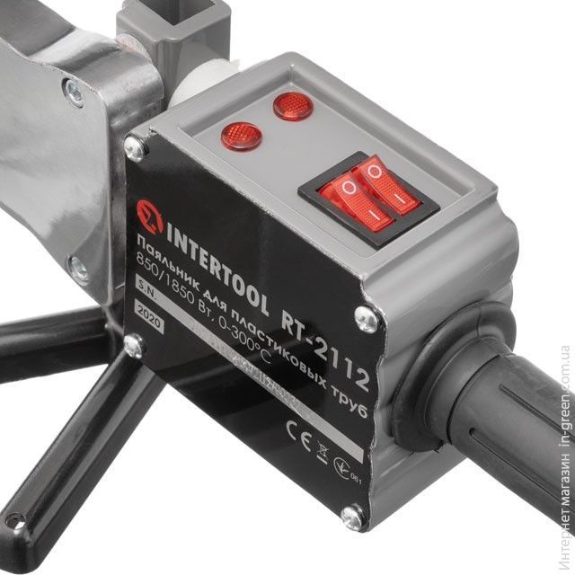 Паяльник для пластикових трубс INTERTOOL RT-2112