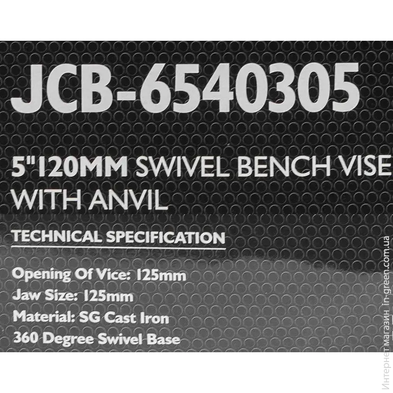 Тиски стальные поворотные с наковальней JCB Tools JCB-6540305