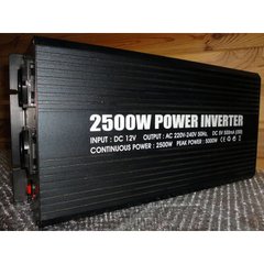 Інвертор POWER INVERTER 82500 12V-220V, 2500W