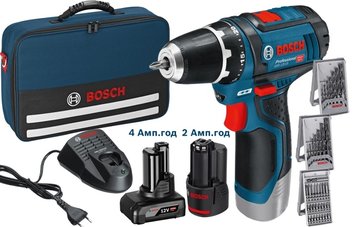 Шуруповерт-дрель BOSCH GSR 12 V-Set 15 (0615990G6L)