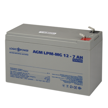 Акумулятор мультігелевий AGM LogicPower LPM-MG 12 - 7 AH