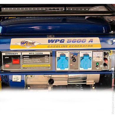 Бензиновый генератор WERK WPG 3600A