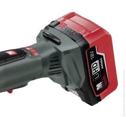 Аккумуляторная угловая шлифмашина METABO WPB 18 LTX BL 125 Quick (каркас)