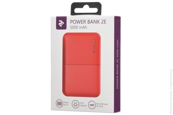 Портативное зарядное устройство Power Bank 2E 2E-PB500B-RE