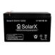 Акумулятор SOLARX SXA 9-12 Фото 1 з 2