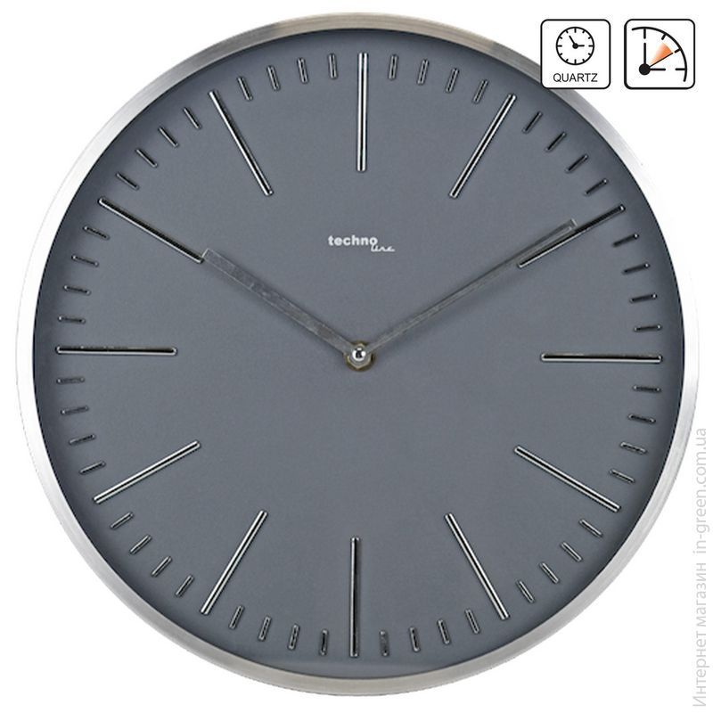 Годинник настінний Technoline WT7215 Grey