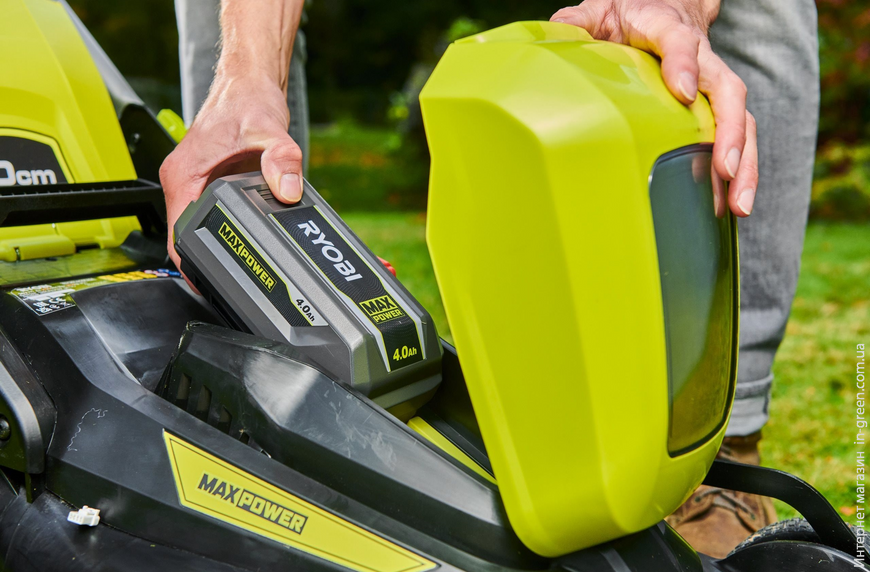 Газонокосарка акумуляторна Ryobi Max Power RY36LM40A-140 (5133005496)