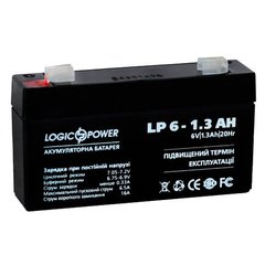 Свинцево-кислотний акумулятор LOGICPOWER LPM 6-1.3 AH