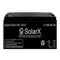 Гелевый аккумулятор SOLARX SE100-12