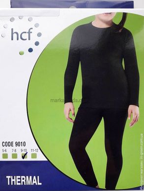 Термокомплект детский для девочки HCF 9015-9010 (черный)