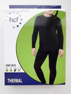 Термокальсоны детские для девочки HCF 9010 (черные)