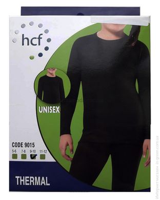 Термокомплект дитячий для дівчинки HCF 9015-9010 (чорний)