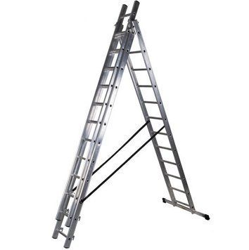 Трехсекционная драбина VIRASTAR DW 3 PROFI 3x12 ступеней
