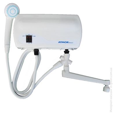 Проточный водонагреватель Atmor BASIC 5 кВт (душ+кран)