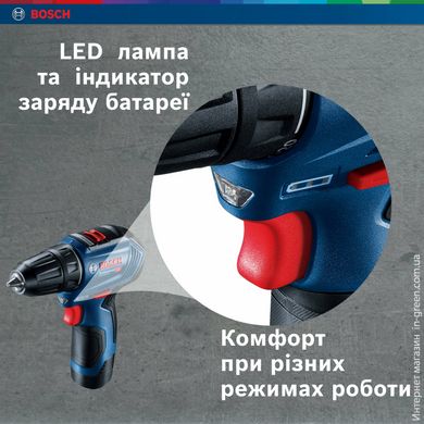 Шуруповерт-дрель BOSCH GSR 12V-30 (06019G9001)