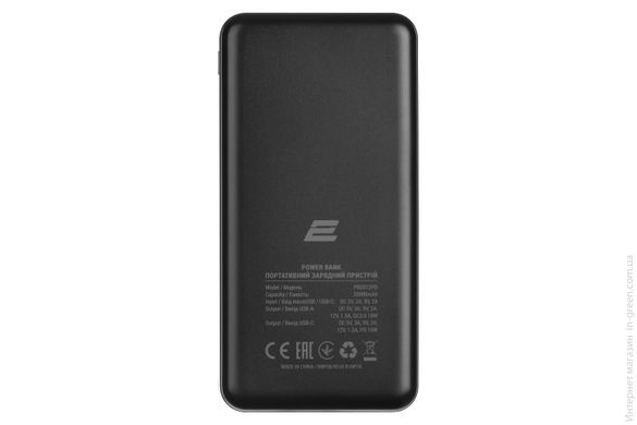 Портативное зарядное устройство Power Bank 2E Geometry 2E-PB2072PD-BLACK