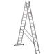 Двухсекционная алюминиевая лестница-стремянка VIRASTAR 2x14 Фото 3 из 4