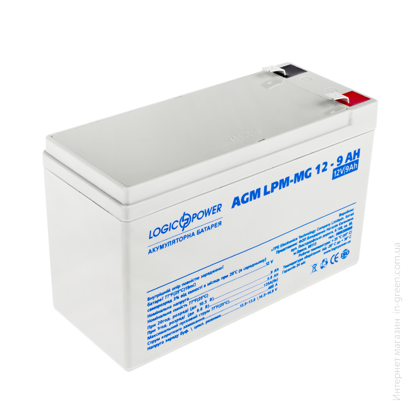 Аккумулятор мультигелевый AGM LogicPower LPM-MG 12 - 9 AH