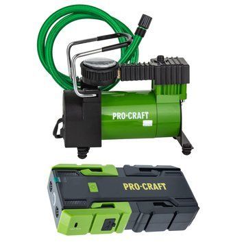 Пуско-зарядное устройство PRO-CRAFT JS12 + Воздушный компрессор PRO-CRAFT LK170