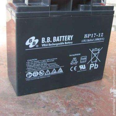 Акумулятор B.B. BATTERY BP17-12 / B1