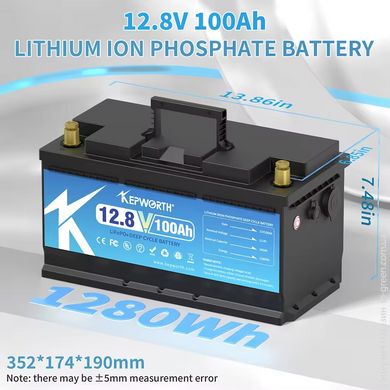 Аккумулятор Kepworth LiFePO4 12V/100AH
