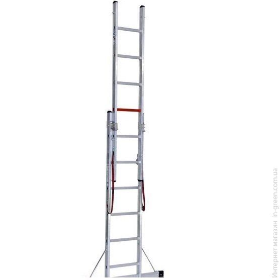 Двухсекционная алюминиевая лестница-стремянка VIRASTAR 2x6