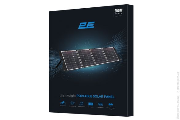 Легкая портативная сонячная панель 2E PSPLW250