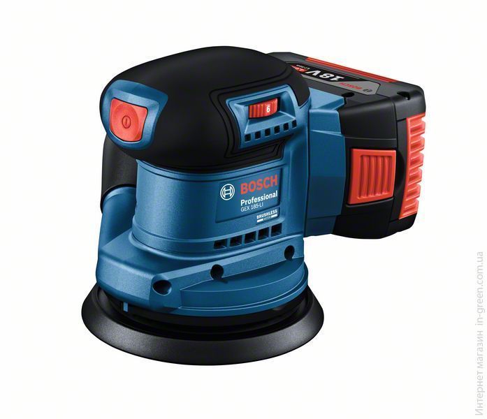 Аккумуляторная эксцентриковая шлифмашина Bosch GEX 185-Li SOLO 06013A5020 (без АКБ и ЗУ)