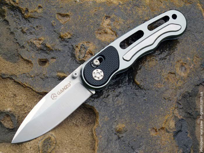 Туристический нож GANZO G718 GRAY
