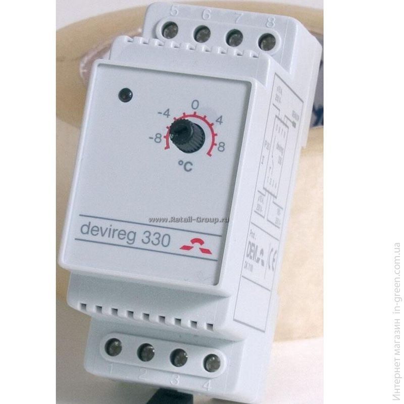 Терморегулятор Devireg 330 (-10 +10&deg;C) (140F1070)