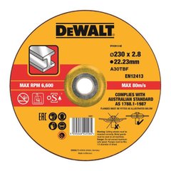 Круг абразивный отрезной DEWALT DT43913