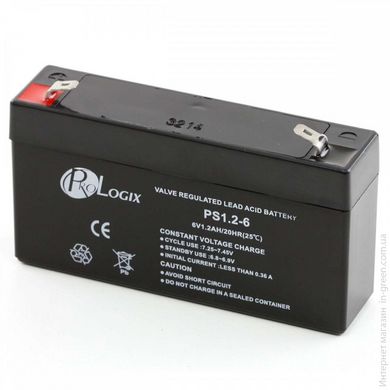 Аккумуляторная батарея ProLogix 6V 1.2AH(PS1.2-6)