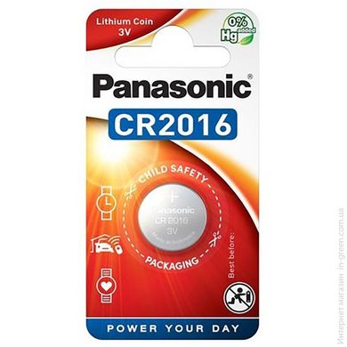 Батарейка Panasonic CR 2016 BLI 1 LITHIUM