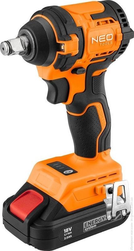 Гайковерт ударний Neo Tools Energy+ 18В 04-613 (без АКБ та ЗП)
