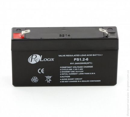Аккумуляторная батарея ProLogix 6V 1.2AH(PS1.2-6)