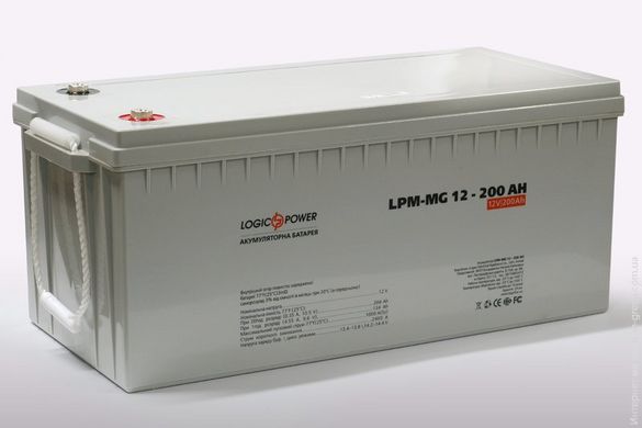 Гелевий акумулятор LOGICPOWER LPM-MG 12-200 AH