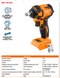 Гайковерт ударний Neo Tools Energy+ 18В 04-613 (без АКБ та ЗП) Фото 2 з 14
