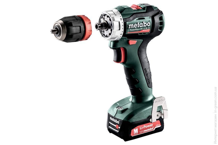 Аккумуляторная дрель-шуруповерт METABO PowerMaxx BS 12 BL Q (601039890)