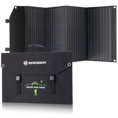 Портативное зарядное устройство солнечная панель Bresser Mobile Solar Charger 90 Watt USB DC (3810060)