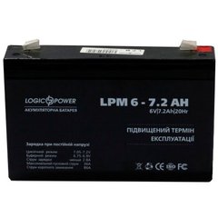 Свинцово-кислотный аккумулятор LOGICPOWER LPM 6-7.2 AH