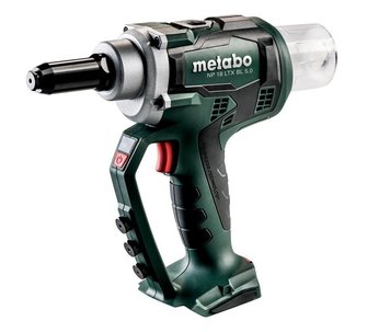 Аккумуляторный заклепочник METABO NP 18 LTX BL 5.0 каркас + MetaLoc