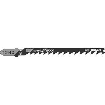 100 лобзиковых пилок BOSCH T 244 D,HCS (2608637881)