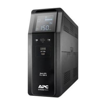 Источник бесперебойного питания APC Back UPS Pro S 1600VA/720W, LCD, USB, 6+2 C13