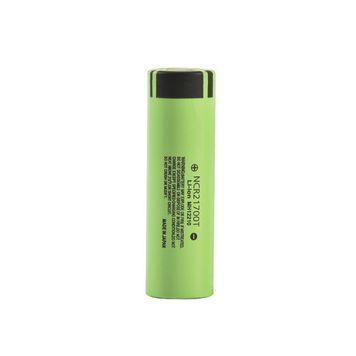 Акумулятор 21700 Li-Ion NCR 21700T TIP-TOP, 5000mAh,3.7V-4.2V, Green, 2 шт. в упаковці, ціна за 1 шт