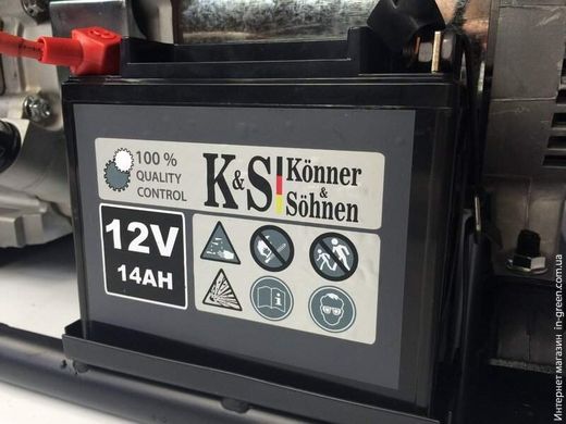 Бензиновий генератор Konner & Sohnen KS 10000E