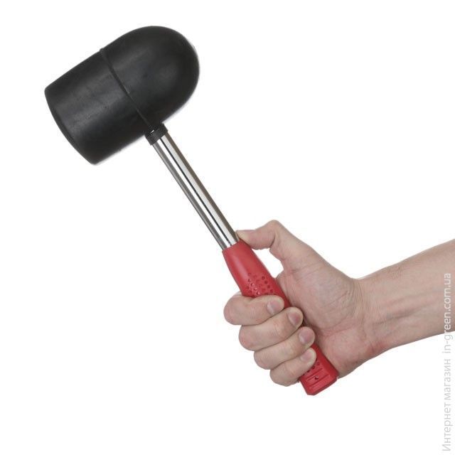 Киянка резиновая INTERTOOL HT-0228